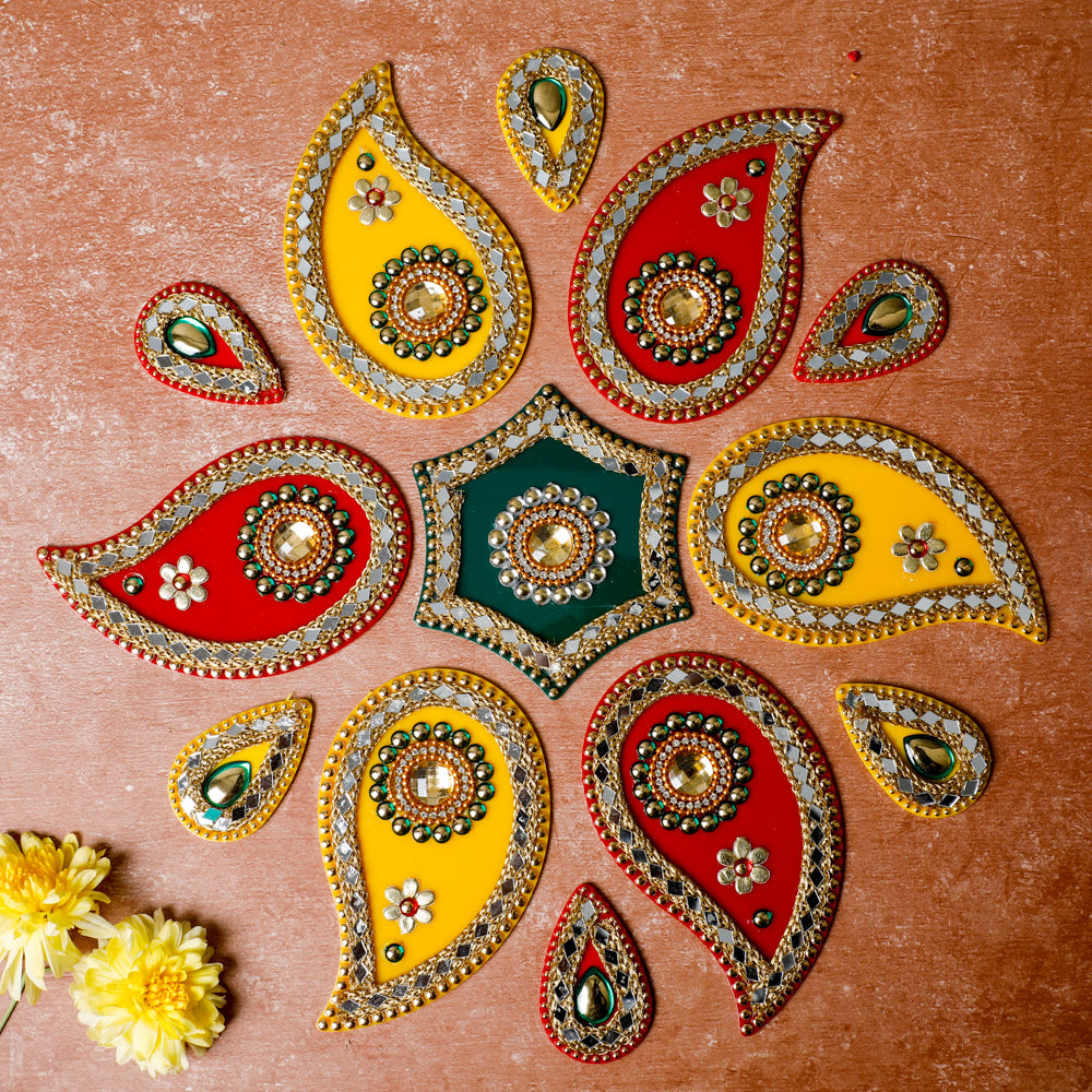Handmade Motif Design Rangoli